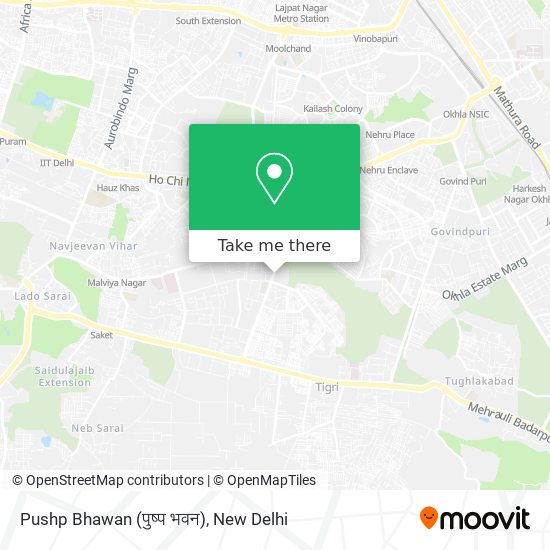 Pushp Bhawan (पुष्प भवन) map