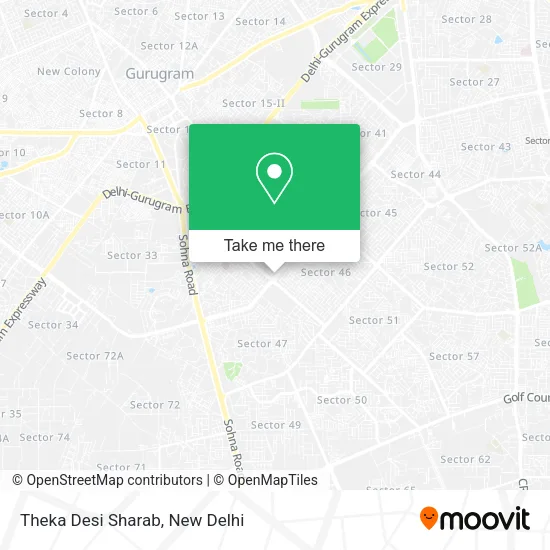 Theka Desi Sharab map