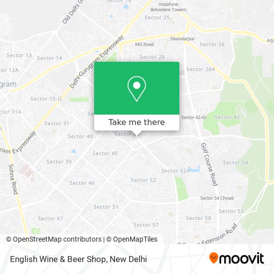 English Wine & Beer Shop map