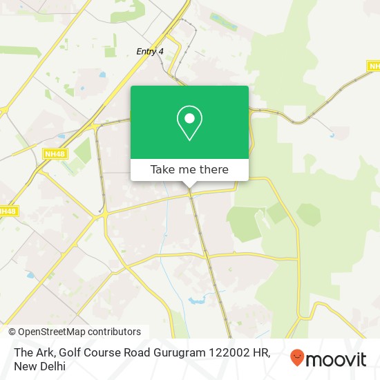 The Ark, Golf Course Road Gurugram 122002 HR map