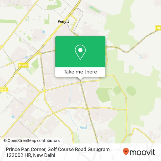 Prince Pan Corner, Golf Course Road Gurugram 122002 HR map