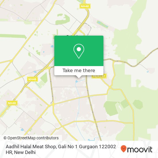 Aadhil Halal Meat Shop, Gali No 1 Gurgaon 122002 HR map