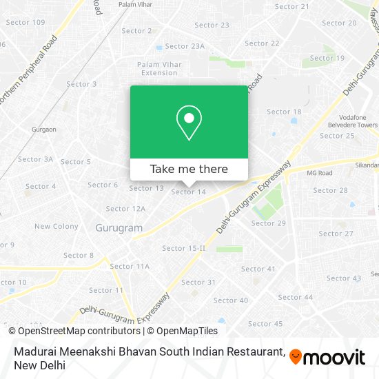 Madurai Meenakshi Bhavan South Indian Restaurant map