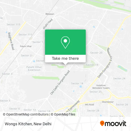Wongs Kitchen map