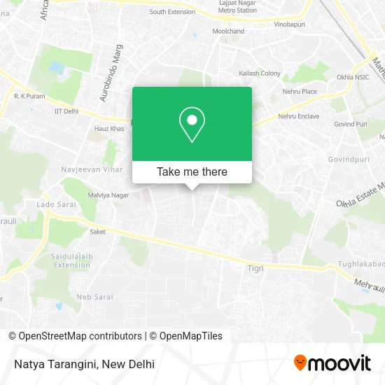 Natya Tarangini map