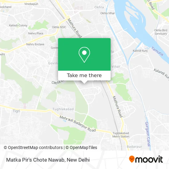 Matka Pir's Chote Nawab map