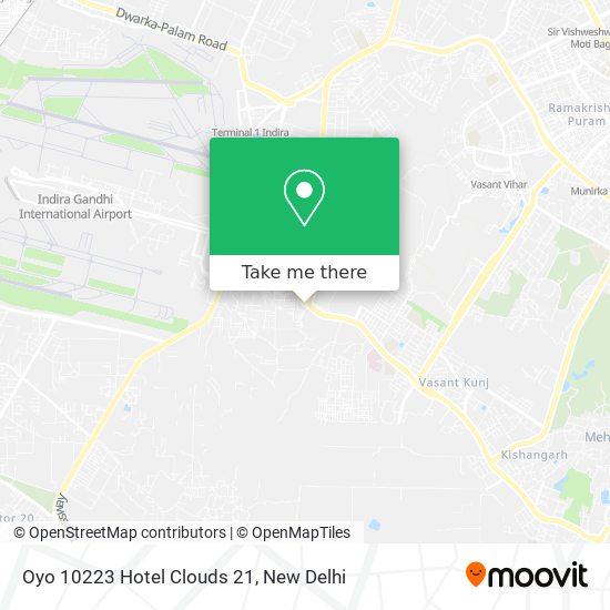Oyo 10223 Hotel Clouds 21 map