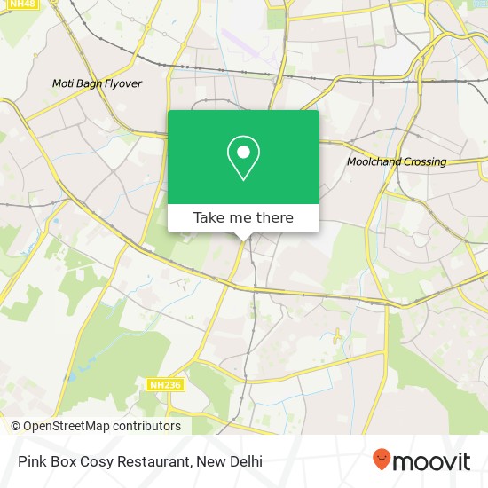 Pink Box Cosy Restaurant, Service Road New Delhi 110016 DL map