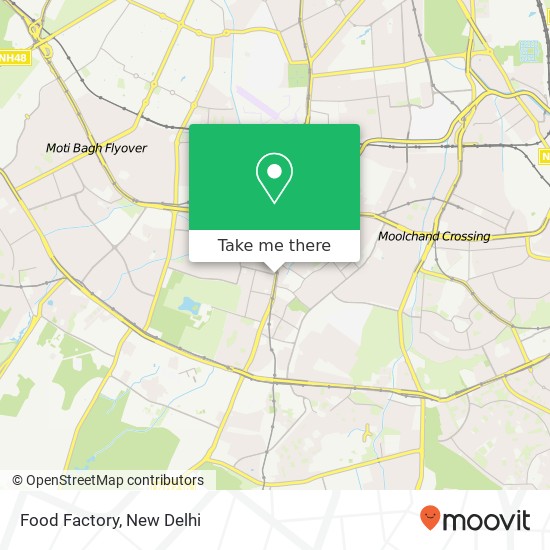 Food Factory, Service Road New Delhi DL map