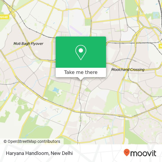 Haryana Handloom, Service Road New Delhi DL map