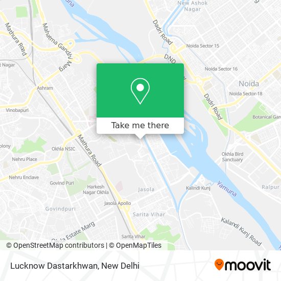 Lucknow Dastarkhwan map