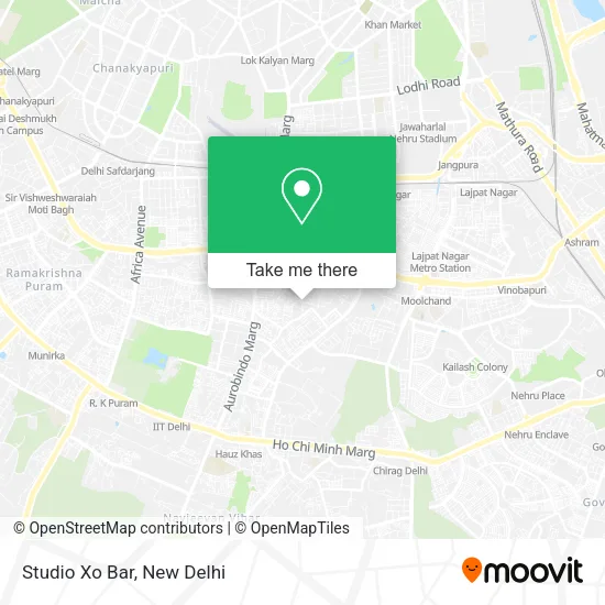 Studio Xo Bar map