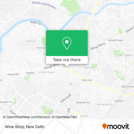 Wine Shop map