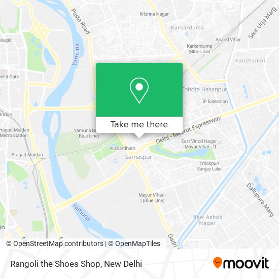 Rangoli the Shoes Shop map