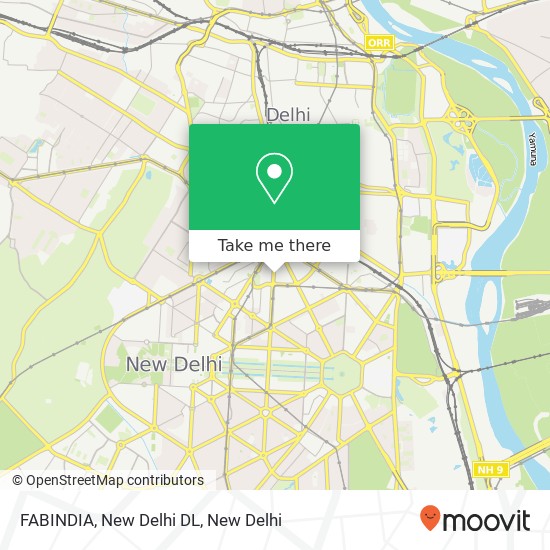 FABINDIA, New Delhi DL map