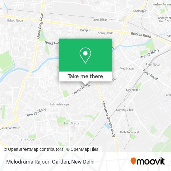 Melodrama Rajouri Garden map