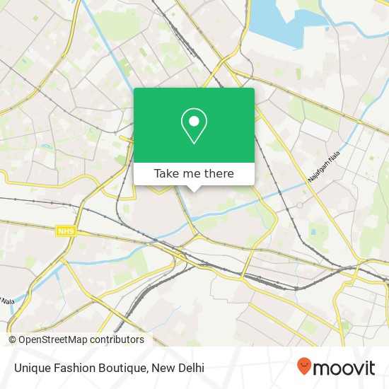 Unique Fashion Boutique, JJ Colony Road New Delhi 110052 DL map