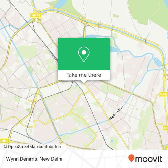 Wynn Denims, New Delhi DL map