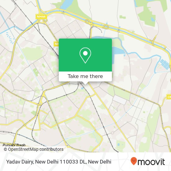 Yadav Dairy, New Delhi 110033 DL map