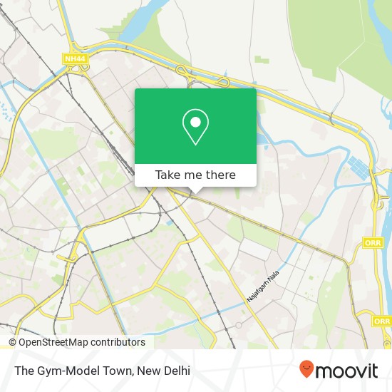 The Gym-Model Town, Delhi 110009 DL map