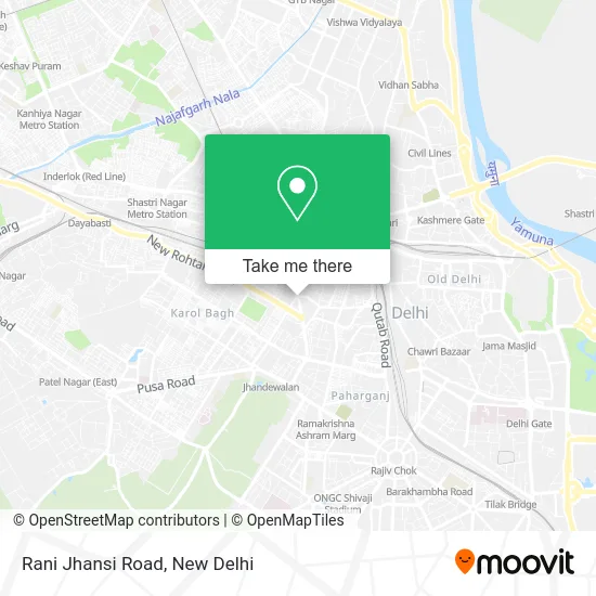 Rani Jhansi Road map