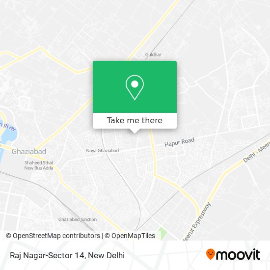 Raj Nagar-Sector 14 map