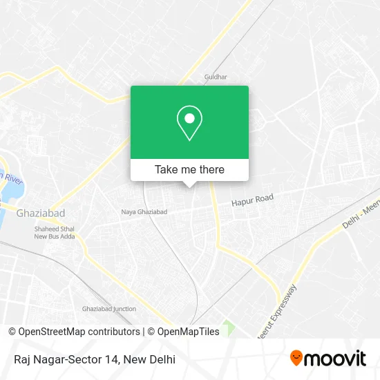 Raj Nagar-Sector 14 map