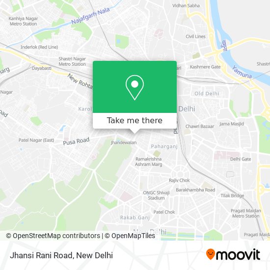 Jhansi Rani Road map