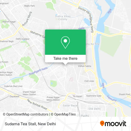 Sudama Tea Stall map