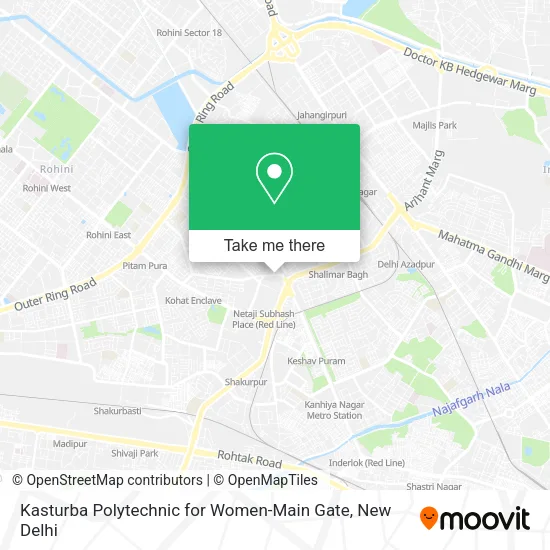 Kasturba Polytechnic for Women-Main Gate map