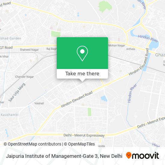 Jaipuria Institute of Management-Gate 3 map
