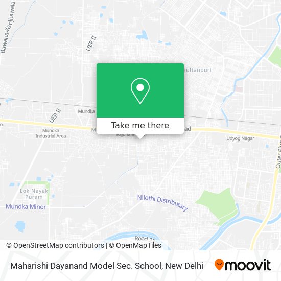 Maharishi Dayanand Model Sec. School map