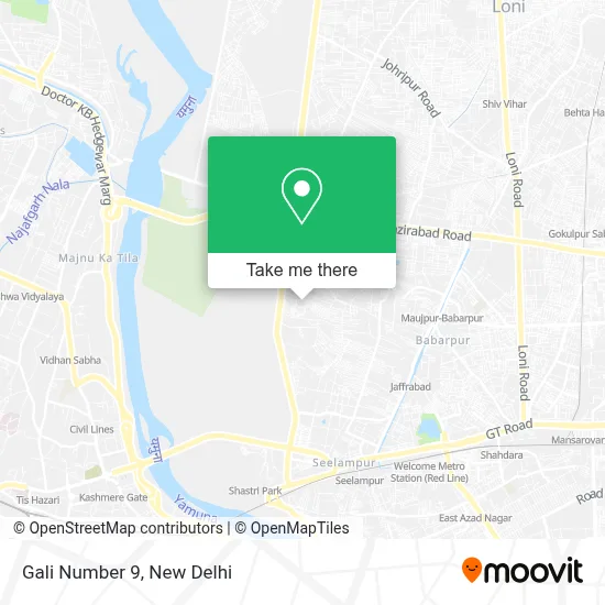Gali Number 9 map