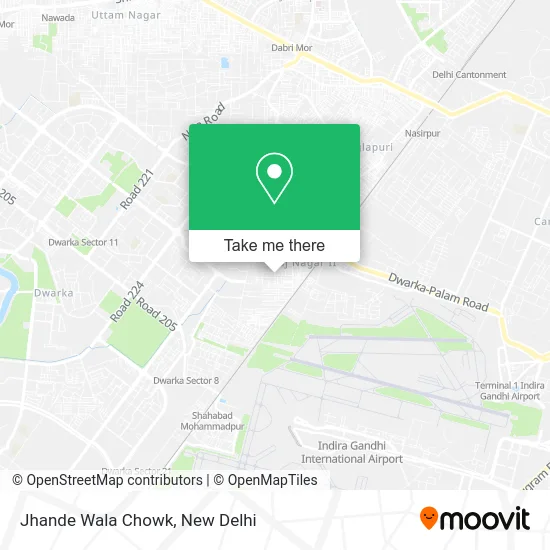 Jhande Wala Chowk map