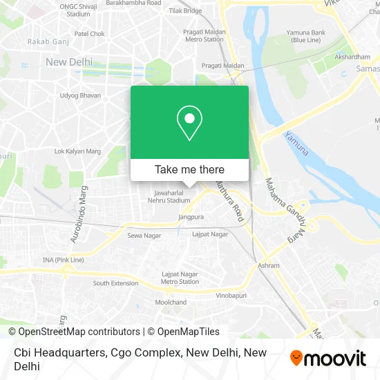 Cbi Headquarters, Cgo Complex, New Delhi map