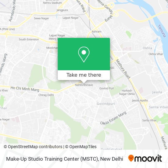 Make-Up Studio Training Center (MSTC) map
