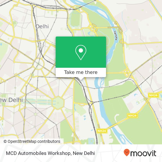 MCD Automobiles Workshop map