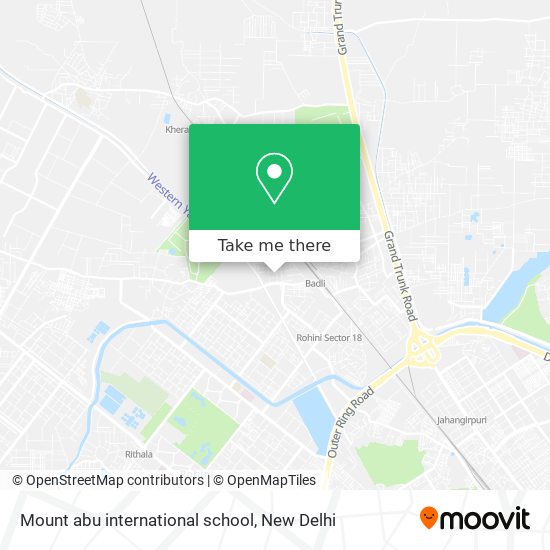 Mount abu international school map