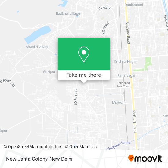 New Janta Colony map