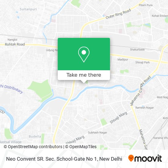 Neo Convent SR. Sec. School-Gate No 1 map