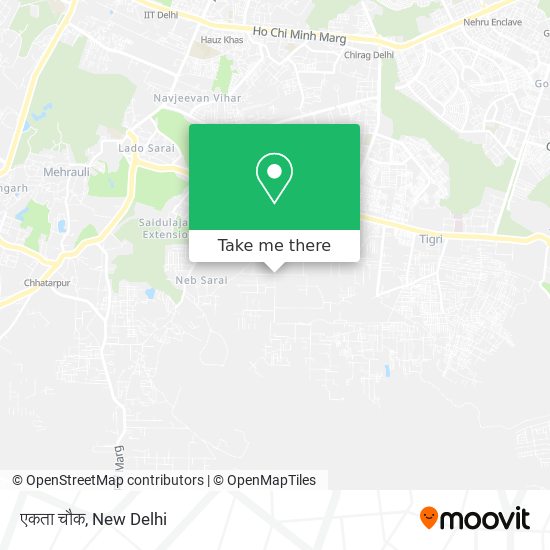 एकता चौक map