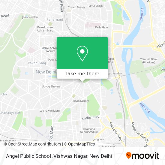 Angel Public School .Vishwas Nagar map
