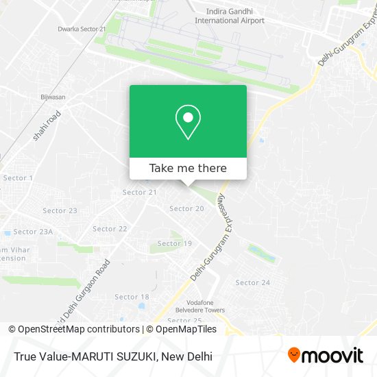 True Value-MARUTI SUZUKI map