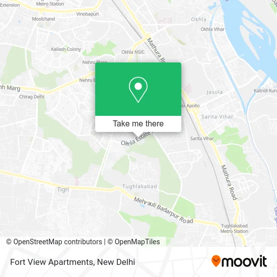 Fort View Apartments map