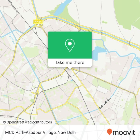 MCD Park-Azadpur Village map