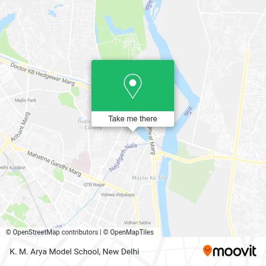 K. M. Arya Model School map