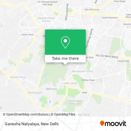 Ganesha Natyalaya map