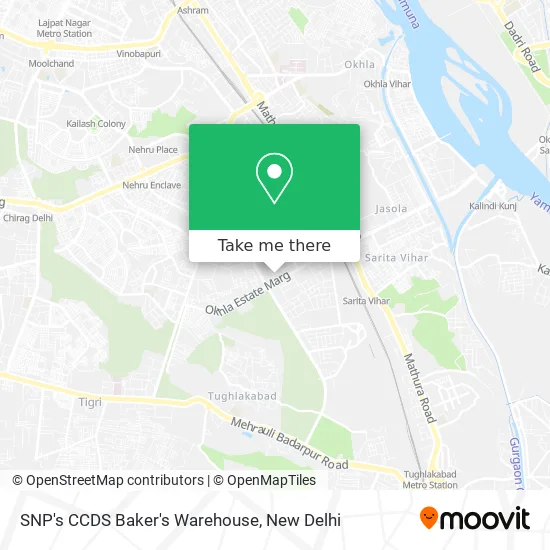 SNP's CCDS Baker's Warehouse map