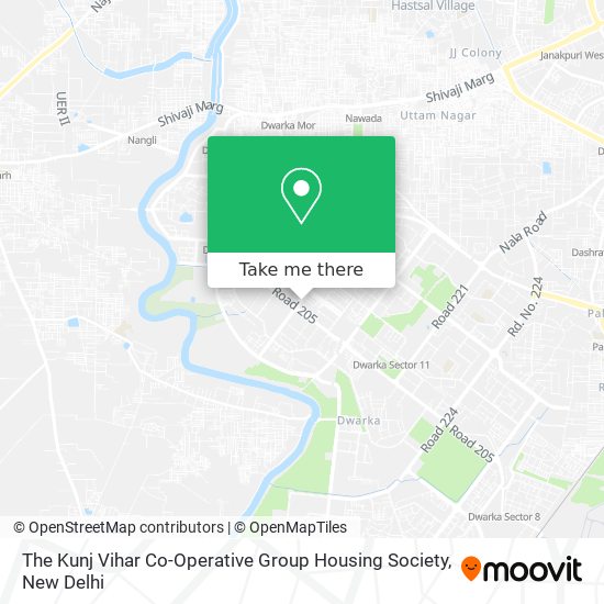 The Kunj Vihar Co-Operative Group Housing Society map