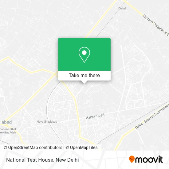 National Test House map